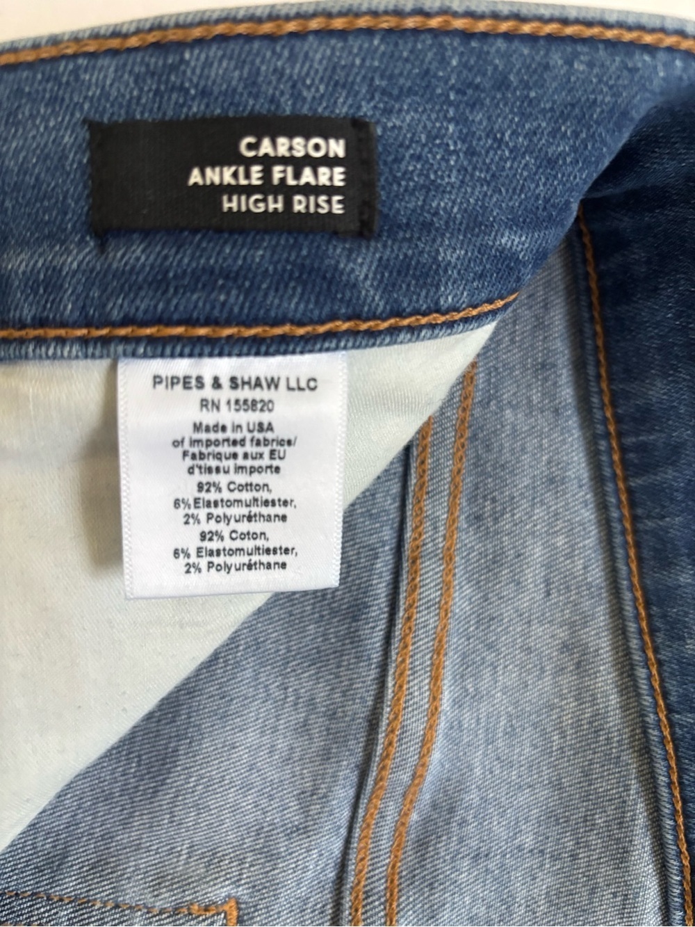 Veronica Beard Carson High Rise Ankle Flare Jeans Medium Wash Size 27 - Picture 7 of 10